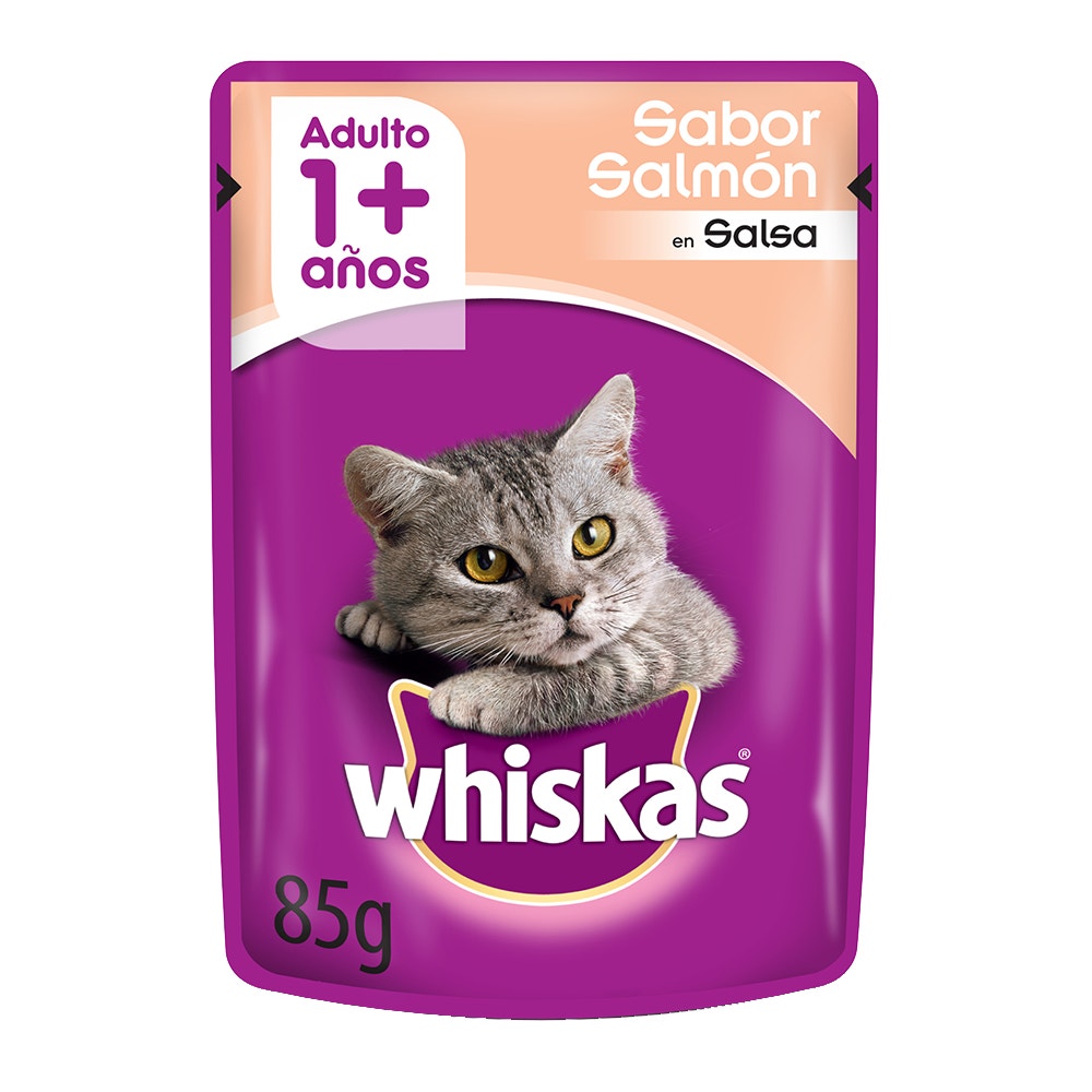 Whiskas Sobrecito Para Gatos Salmon en Salsa - 1
