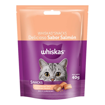 Whiskas Snacks Delicioso Sabor Salmón
